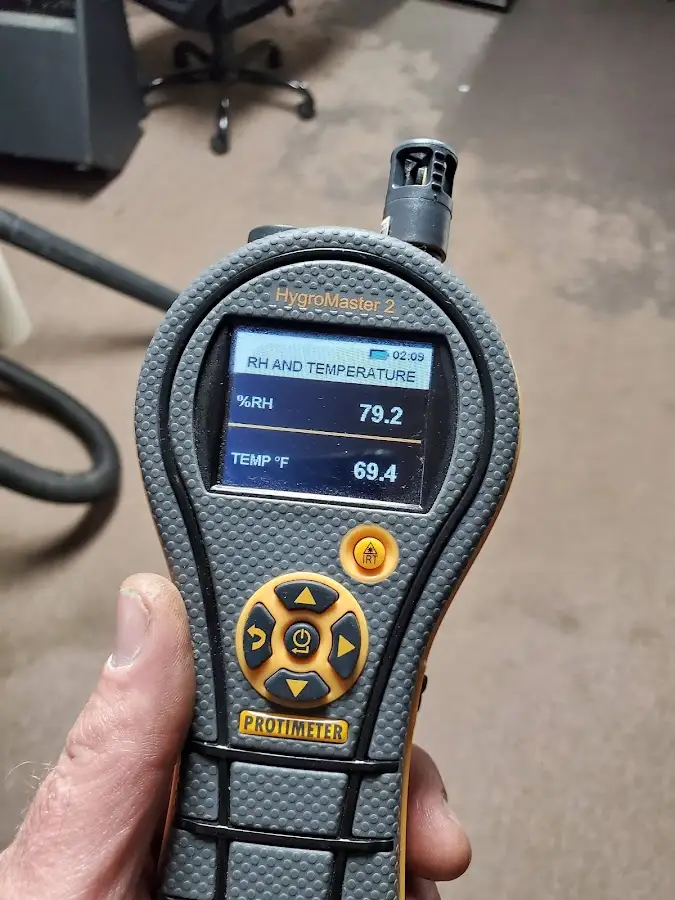 Moisture meter humidity assessment for Fire & Smoke Damage Restoration in Marietta